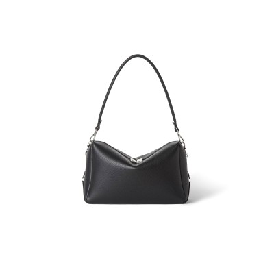 FENDI LUI MEDIUM BLACK LEATHER BAG 7VA672ASIHF0GXN (28*19*11cm)
